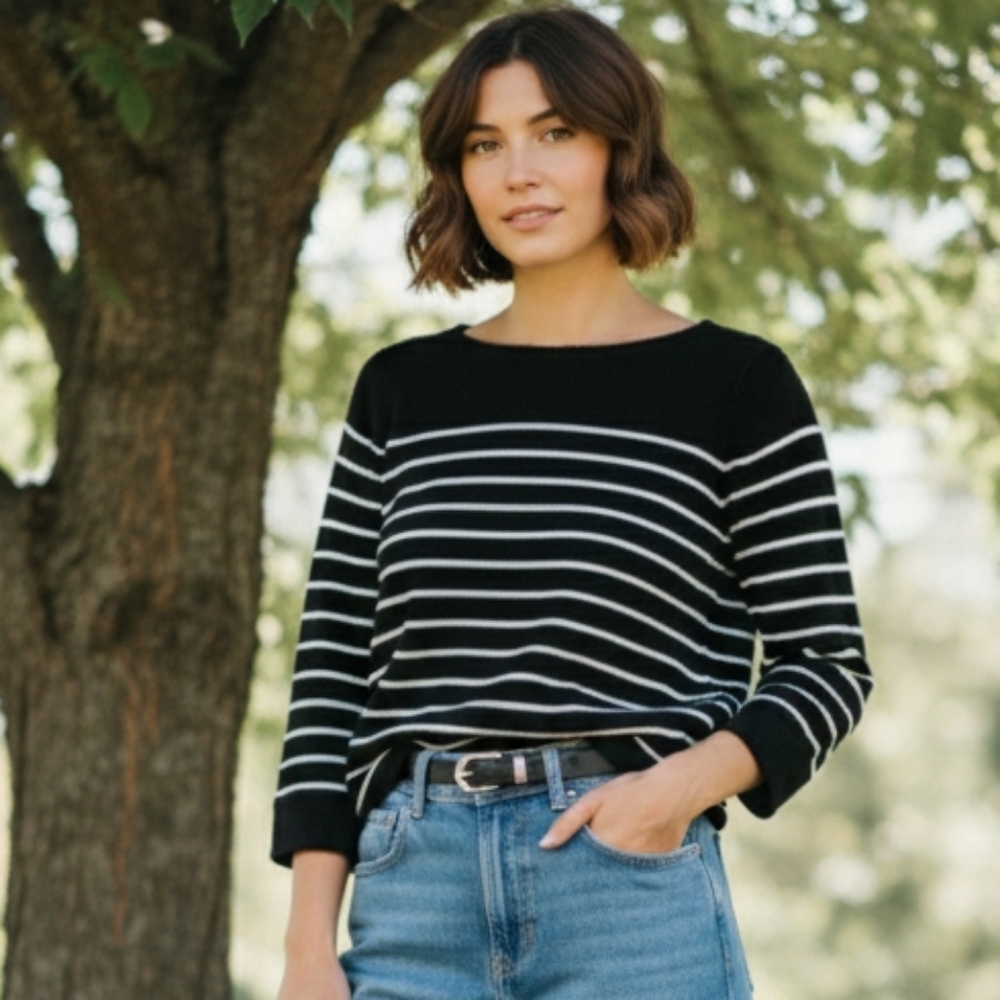 Tahari Striped Sweater